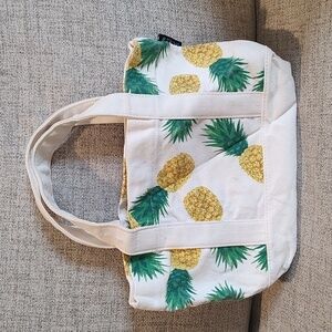 J. CREW MINI PINEAPPLE TOTE